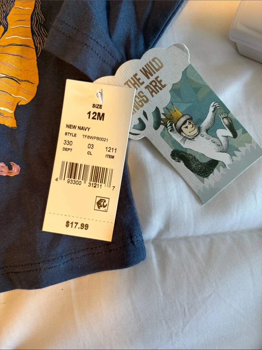 Navy 'Where the Wild Things Are' Kids One-Piece Set - 12 months